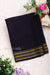 Pure Mysore Crepe Silk Saree -Black-PF84240