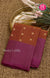 Half Pure kanchipuram silk Saree-Rust Orange With Wine - PF47150