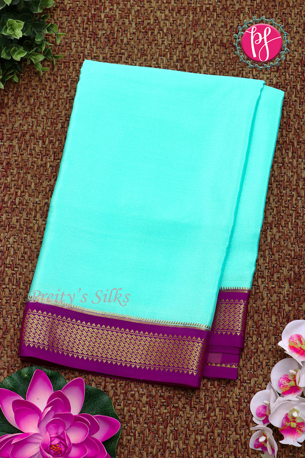 Pure Mysore Crepe Silk Saree -PF80462