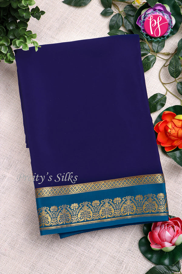 Premium Pure Mysore Crepe Silk Saree -PF80913