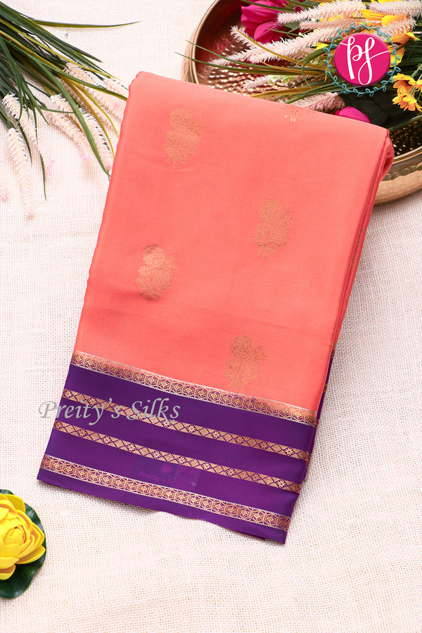 Pure Mysore Crepe Silk Saree -PF77403