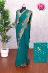 Semi Chiffon Cilk Saree-PF71480