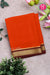 Pure Mysore Crepe Silk Saree -Rustorange And Brown-PA10650