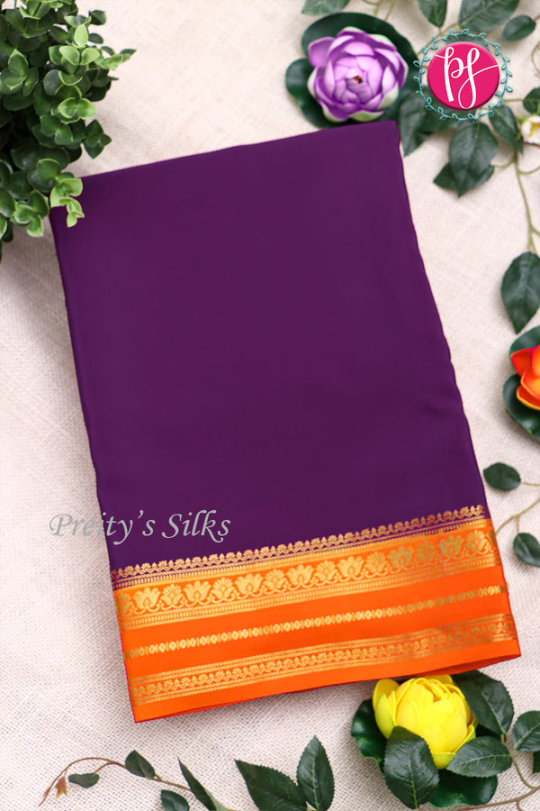Premium Pure Mysore Crepe Silk Saree -PF80850