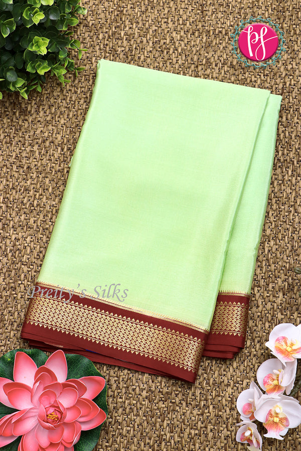 Pure Mysore Crepe Silk Saree -PF80460