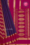 Pure Mysore Crepe Saree with Partli Pallu