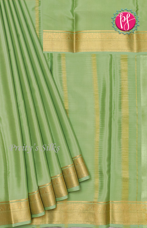 Pure Mysore Crepe Silk Saree-PF46815