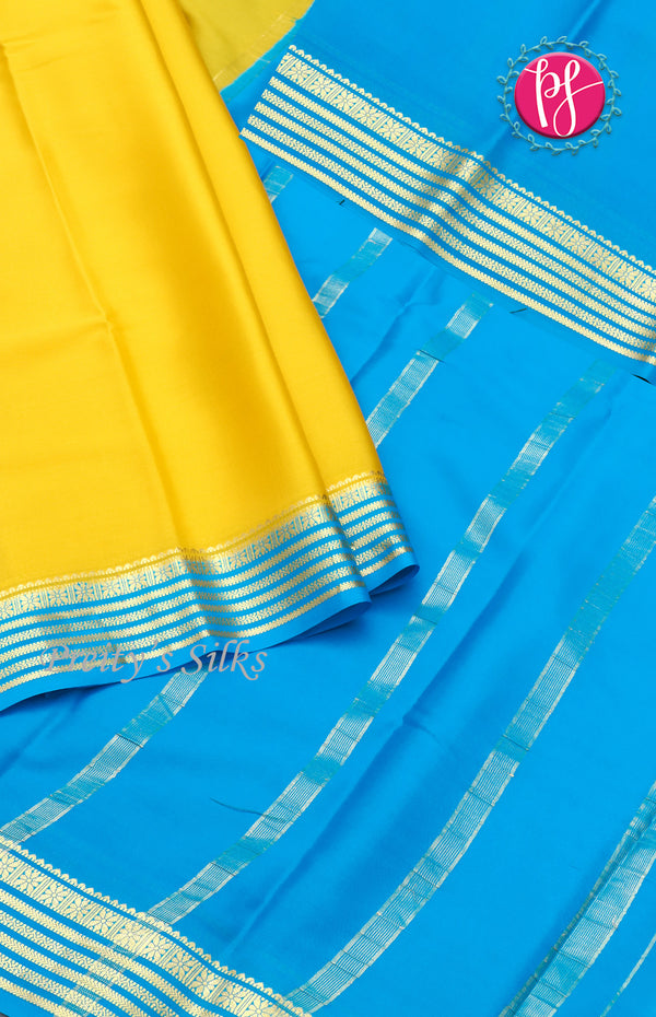 Pure Mysore Crepe Silk saree-PF64323