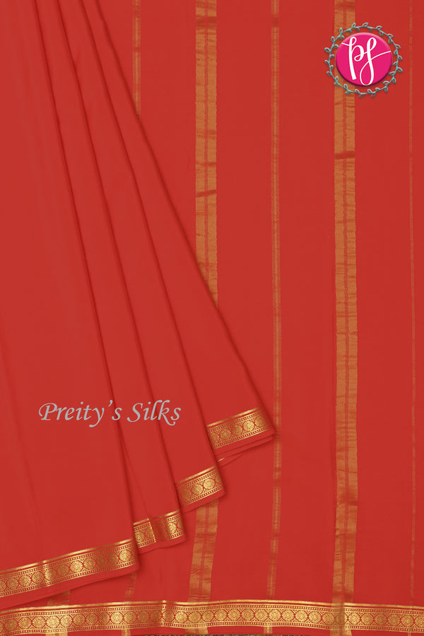 Premium Pure Mysore Crepe Silk Saree -PF80974