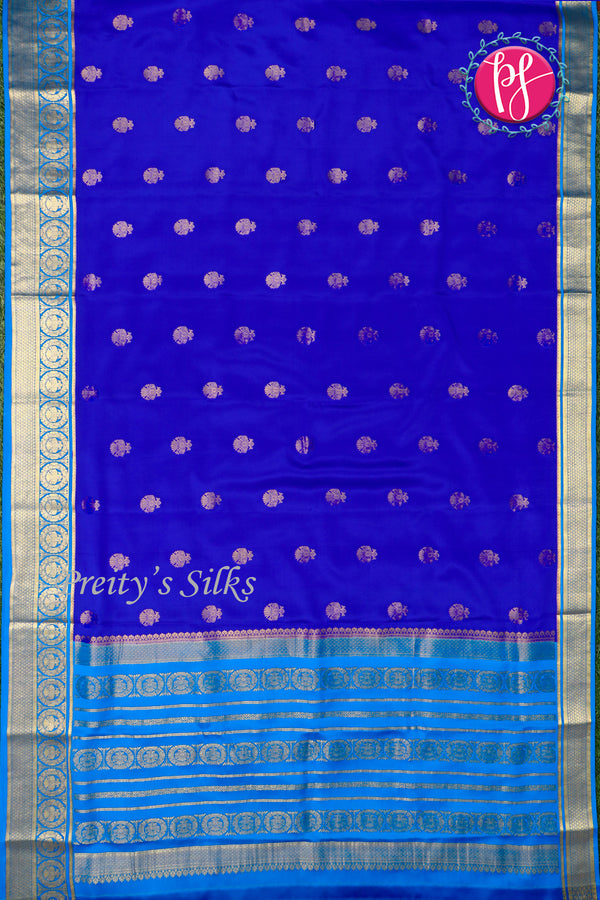 Pure Mysore Crepe Silk Saree-PF77386