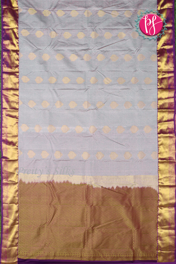 Semi Kanchipuram Silk Saree-PF77105