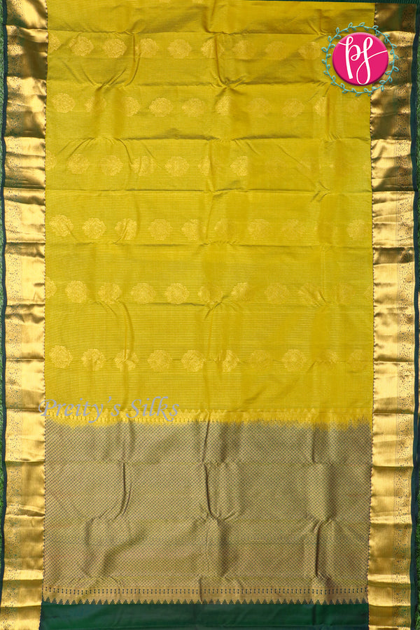 Semi Kanchipuram Silk Saree-PF77111