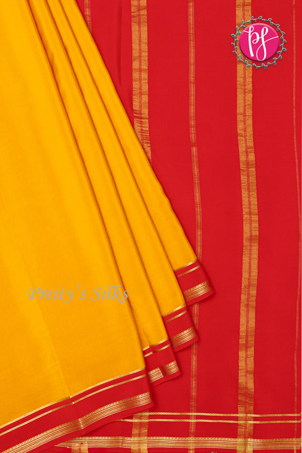 Premium Pure Mysore Crepe Silk Saree -PF80763