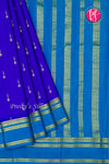 Pure Mysore Crepe Silk Saree With Bentex Border-PF80268