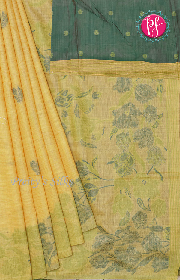 Cotton Blend Saree-PF57611