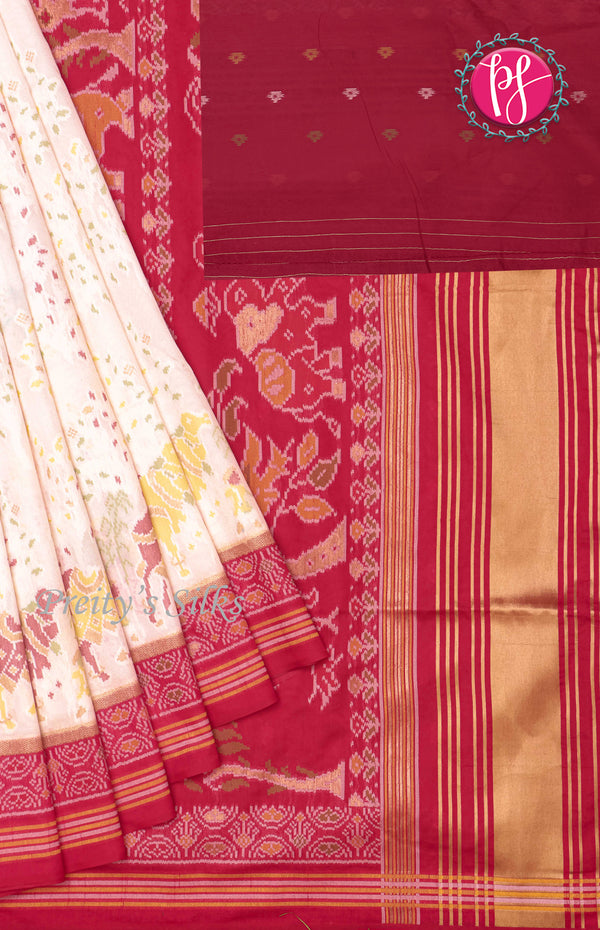 Semi Patola Soft Silk Saree