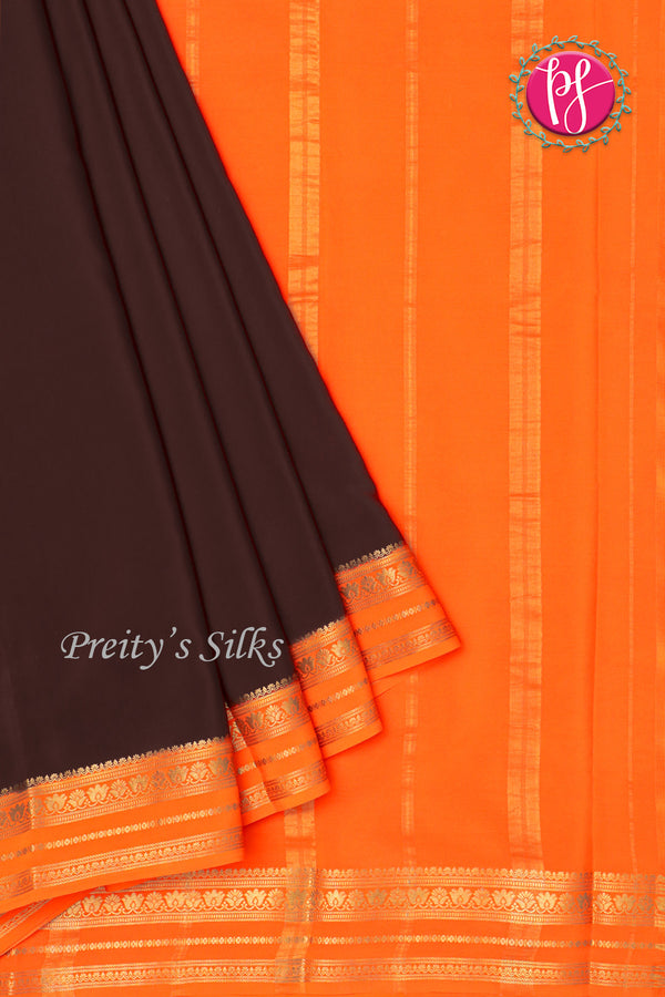 Premium Pure Mysore Crepe Silk Saree -PF80866