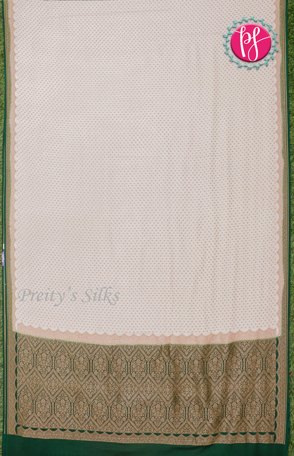 Pure Kaddi Banarasi Crepe Silk Saree -PF58566