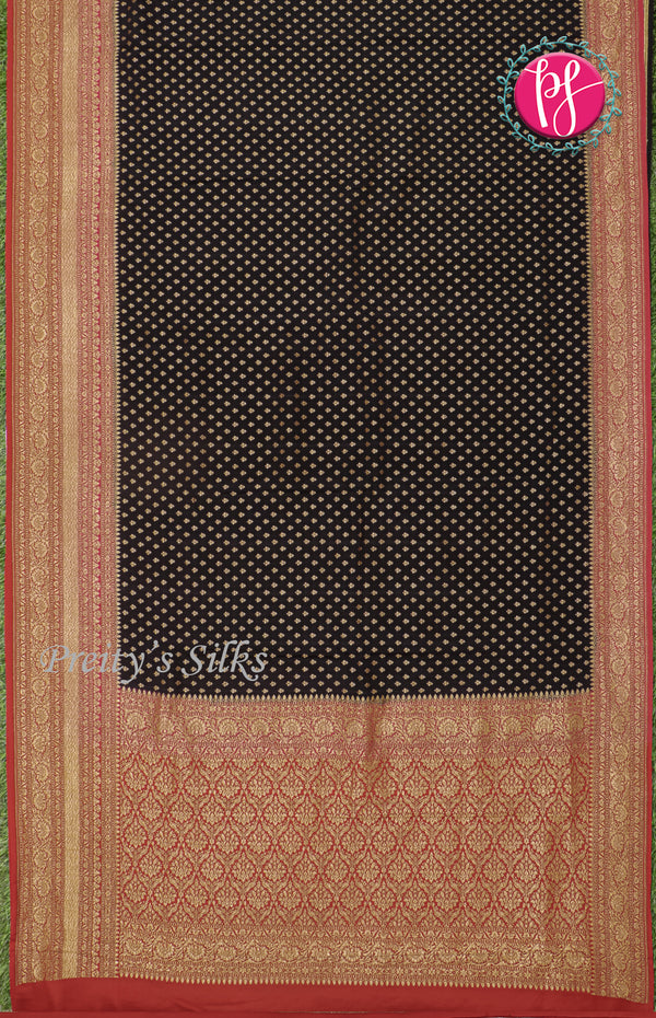 Pure Kaddi Banarasi Crepe Silk Saree -PF25822