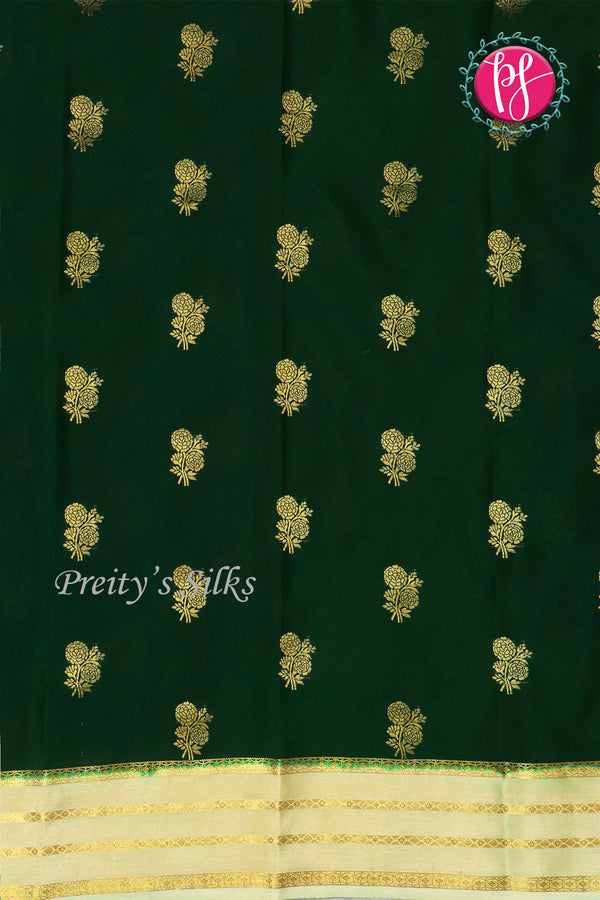 Pure Mysore Crepe Silk Saree -PF77407