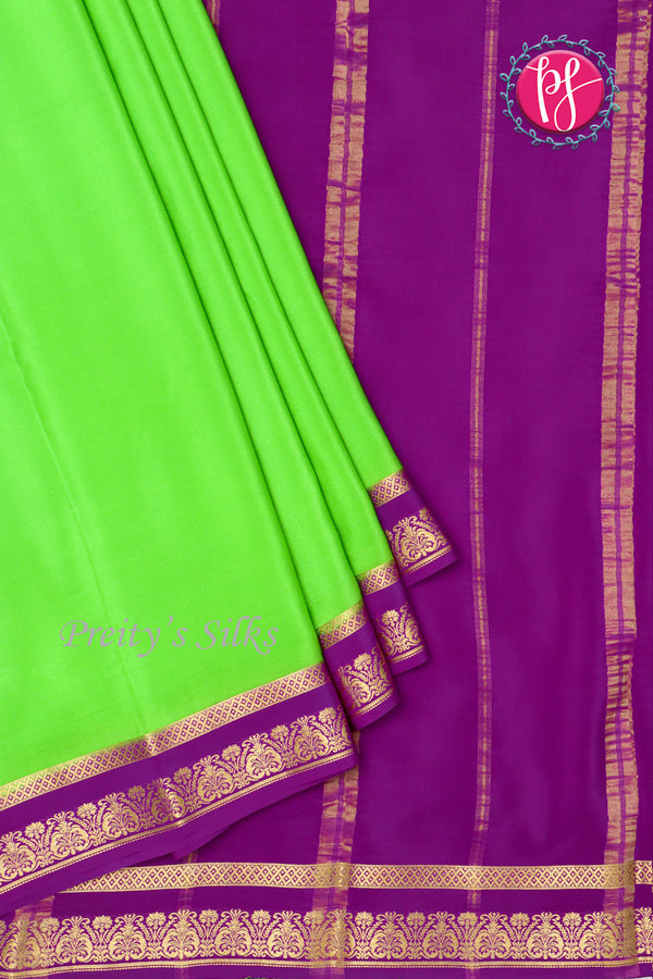 Premium Pure Mysore Crepe Silk Saree -PF80909