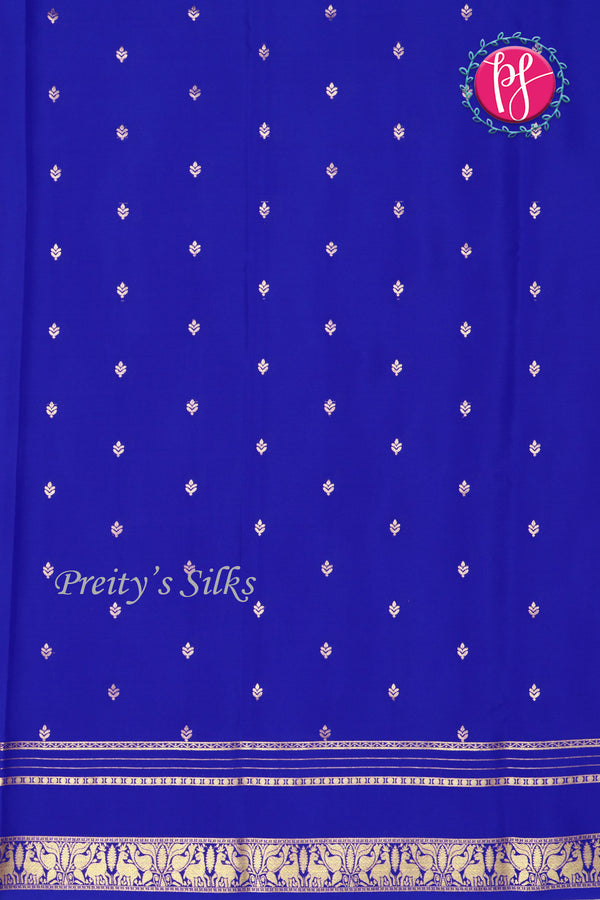 Pure Mysore Crepe Silk Saree -PF77416