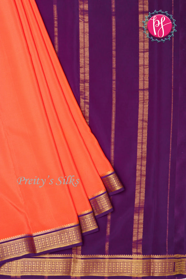 Premium Pure Mysore Crepe Silk Saree -PF80747