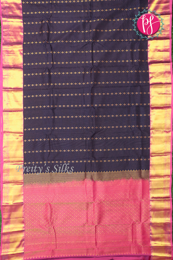 Semi Kanchipuram Silk Saree-PF55940