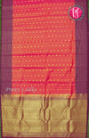 Half Pure kanchipuram silk Saree-Kanakamra With Wine - PF30380