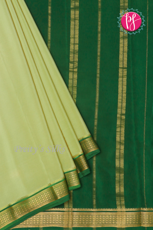 Premium Pure Mysore Crepe Silk Saree -PF80740