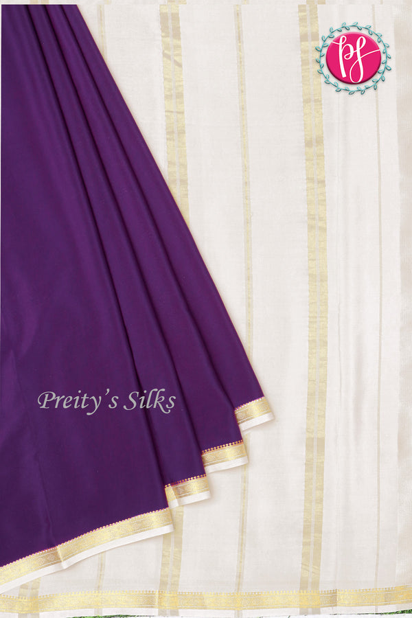 Premium Pure Mysore Crepe Silk Saree -PF80729