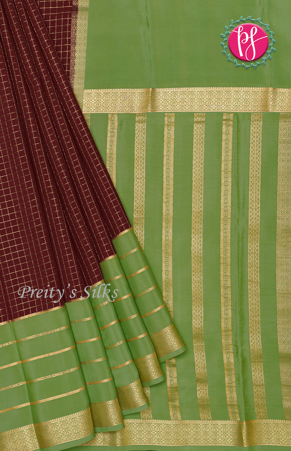 Pure Mysore Crepe Silk Saree