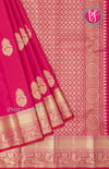 Pure Kanchipuram Silk Saree-Rani Pink - PF64173