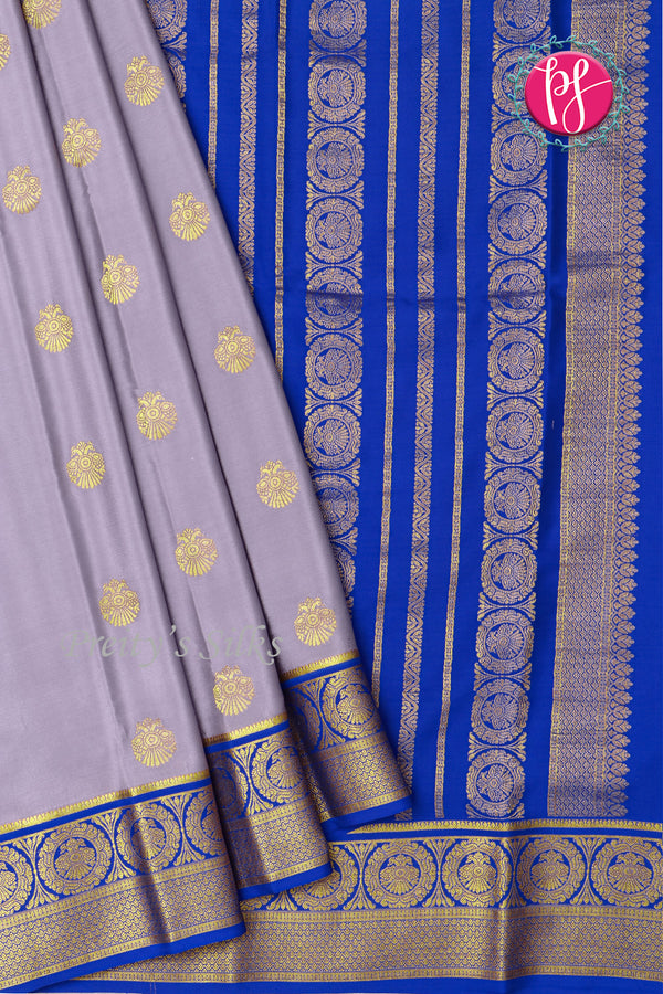 Pure Mysore Crepe Silk Saree-PF77378