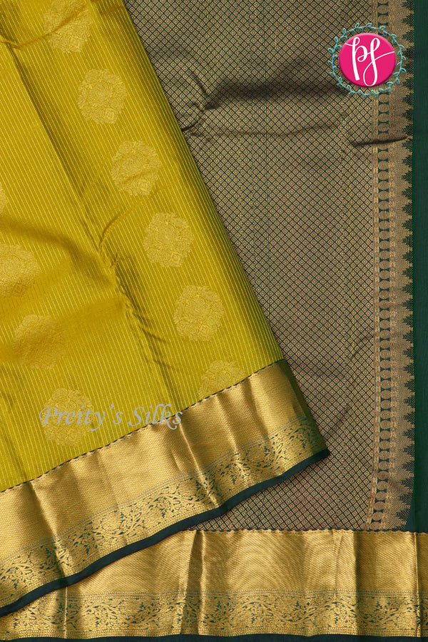 Semi Kanchipuram Silk Saree-PF77111