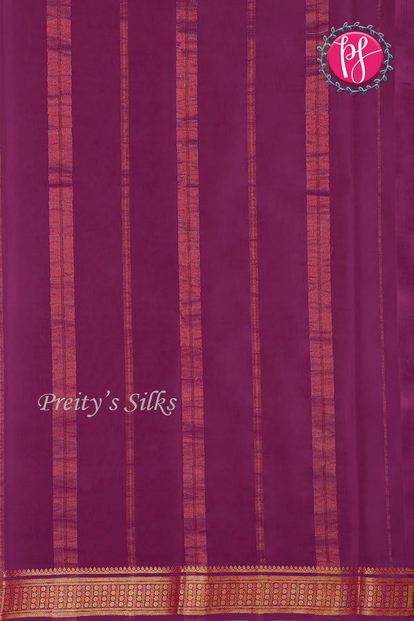 Premium Pure Mysore Crepe Silk Saree -PF80746