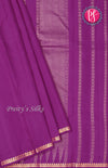 Pure Kanchipuram Silk Saree-Purple-PF68592