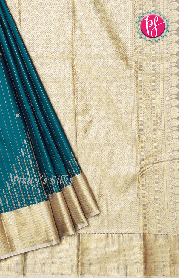 Semi Kanchipuram Silk Saree-PF60480