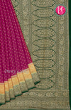 Pure Kaddi Banarasi Crepe Silk Saree-PF58573