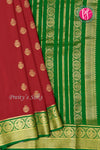 Pure Mysore Crepe Silk Saree-PF77385