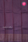 Half Pure kanchipuram Silk Saree-Olive Green And Purple-PA68718