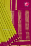 Pure Mysore Crepe Silk Saree With Bentex Border