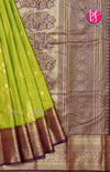 Half Pure Kanchipuram Soft Silk Saree-PF60509