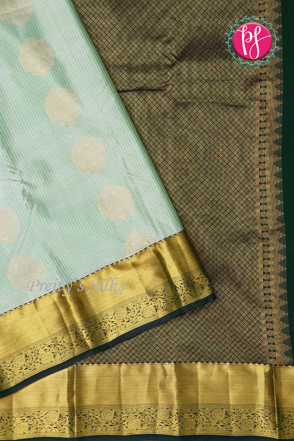 Semi Kanchipuram Silk Saree-PF77121