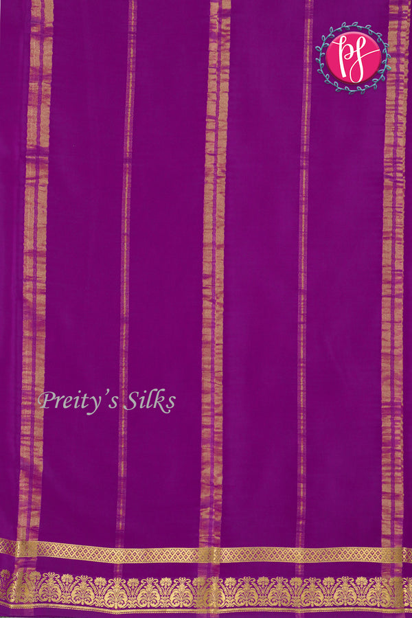 Premium Pure Mysore Crepe Silk Saree -PF80909