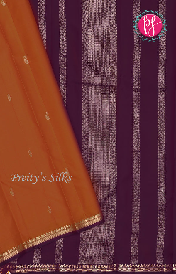 Pure Kanchipuram Silk Saree-PF68610