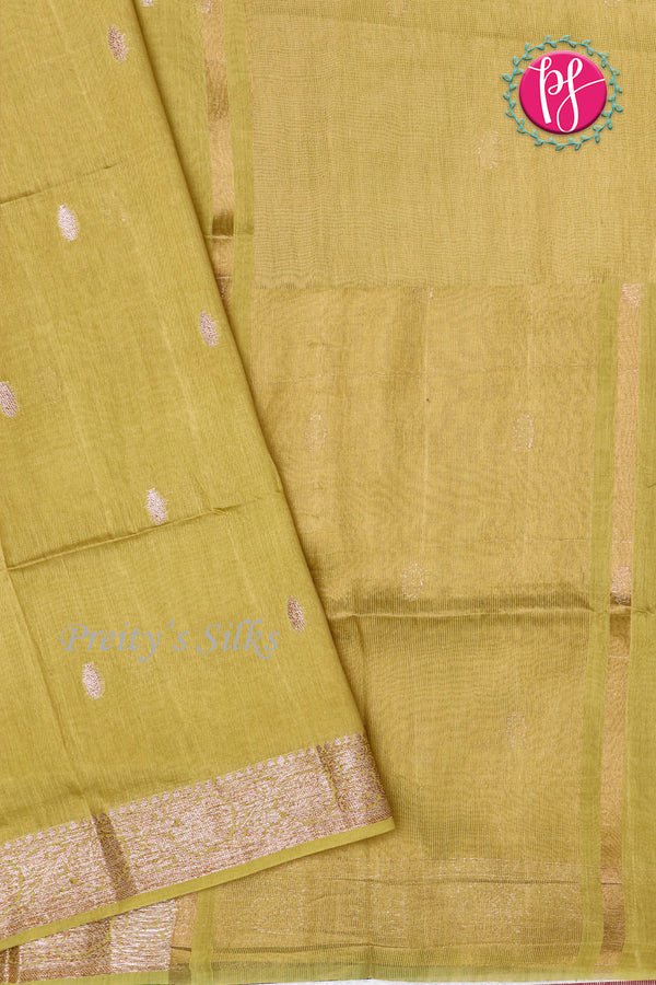 Butter Cotton Silk Saree- PF69810