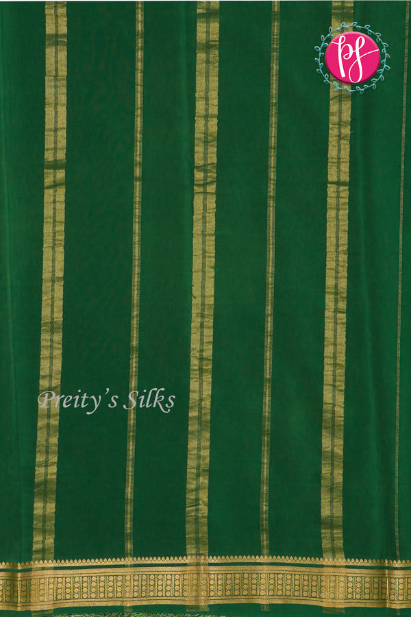 Premium Pure Mysore Crepe Silk Saree -PF80740