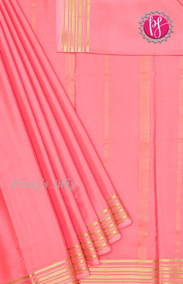 Pure Mysore Crepe Silk Saree