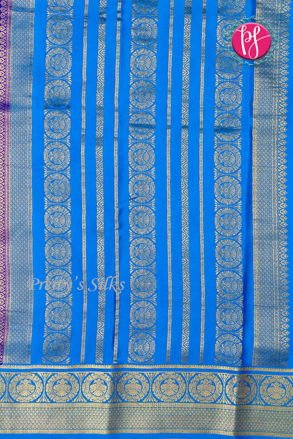 Pure Mysore Crepe Silk Saree-PF77386
